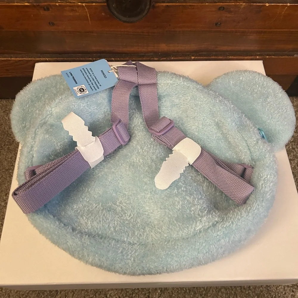 Miniso Koya Blue Koala Plush Backpack - NWT